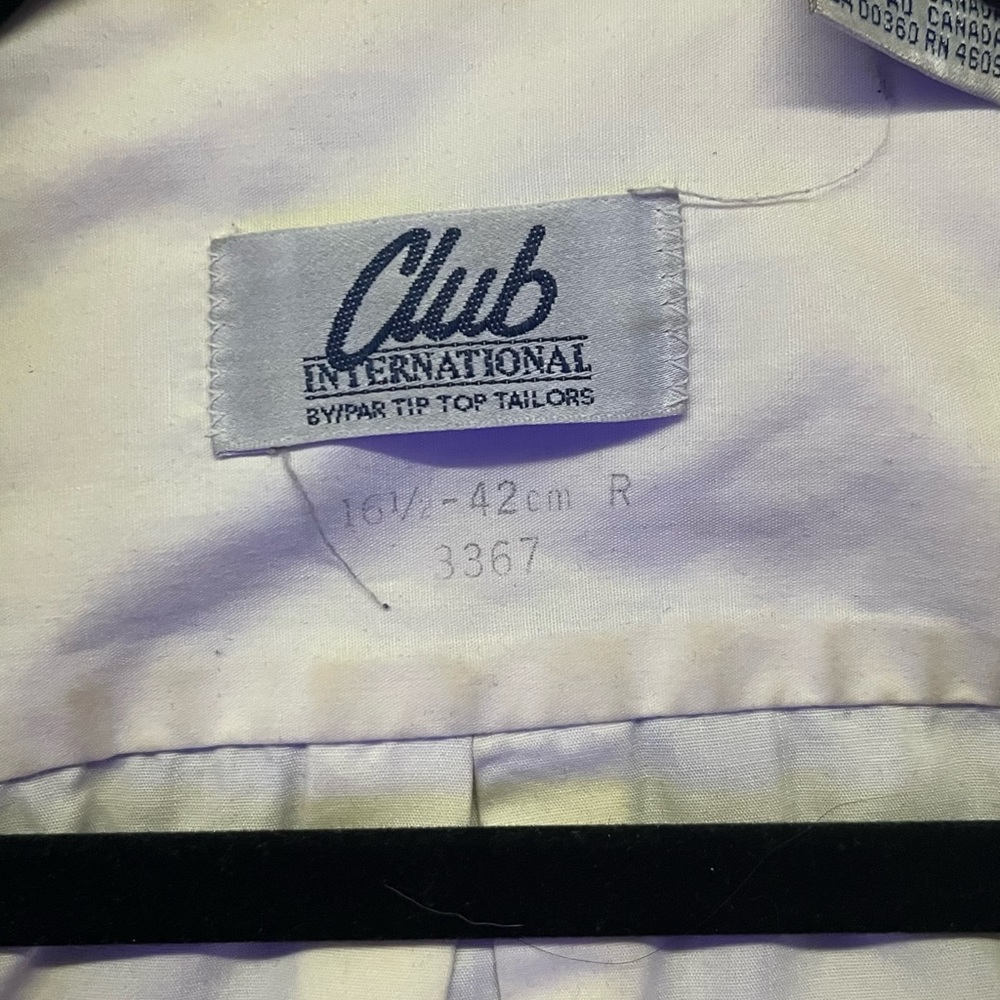 White Mens oversized button up - Picture 3 of 4